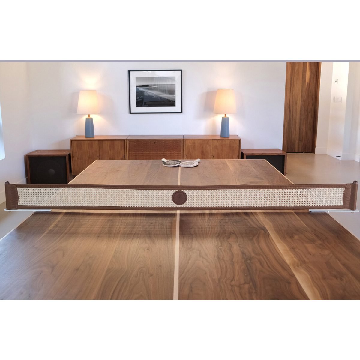 SPRING - Doğal Ahşap Kaplama & Metal Ayaklı Modern Masa Tenisi - Görsel 5