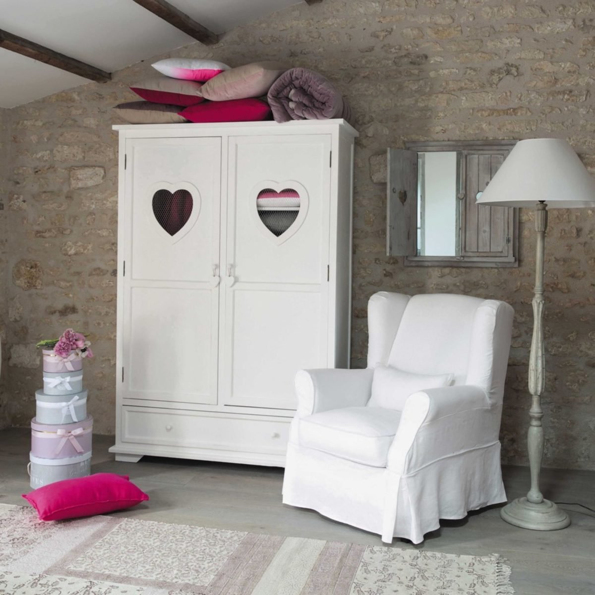 VALENTINE Çocuk Odası Gardırop 2 Kapaklı - Görsel 6