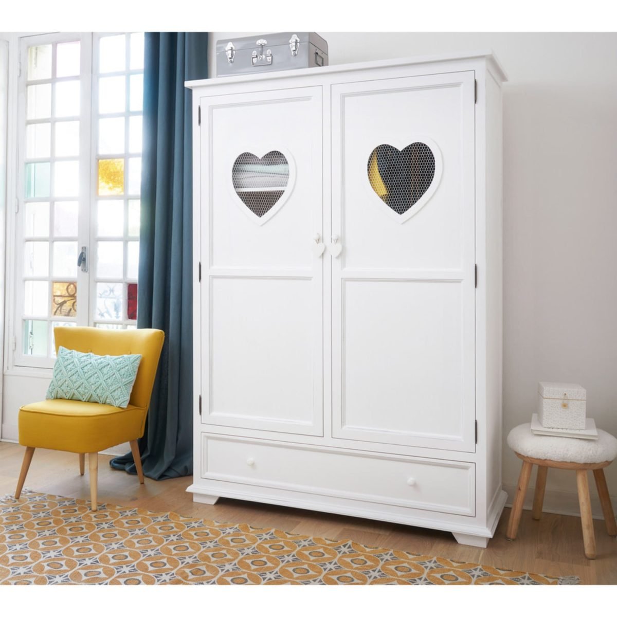 VALENTINE Çocuk Odası Gardırop 2 Kapaklı - Görsel 9