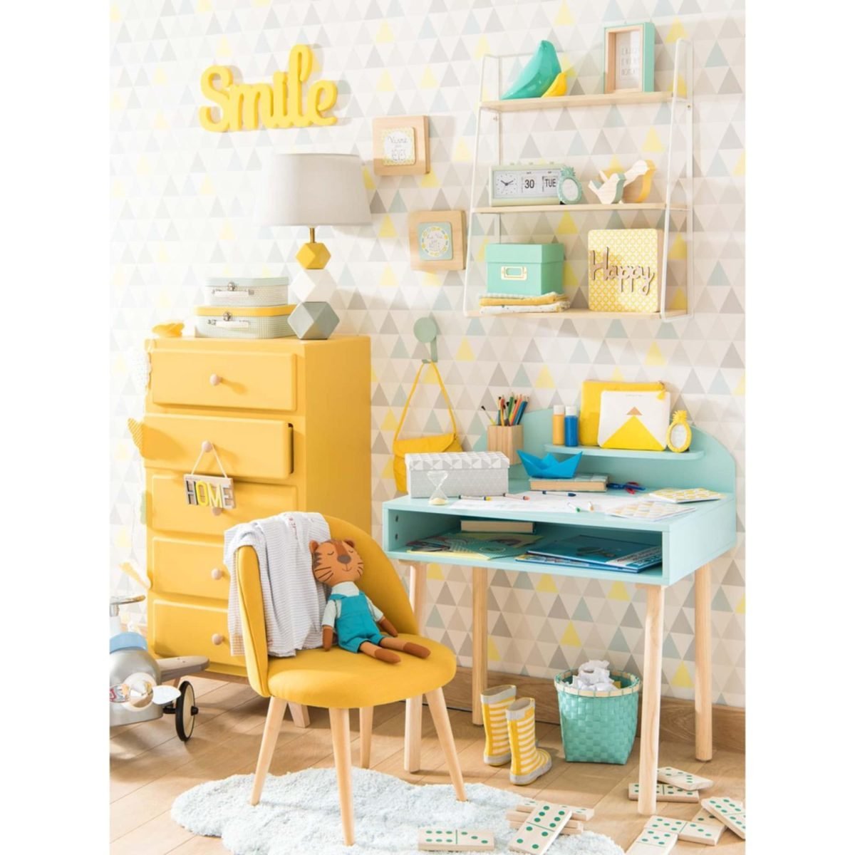 SWEET Çocuk Odası Şifonyer & Çekmeceli Dolap Sarı - Görsel 7