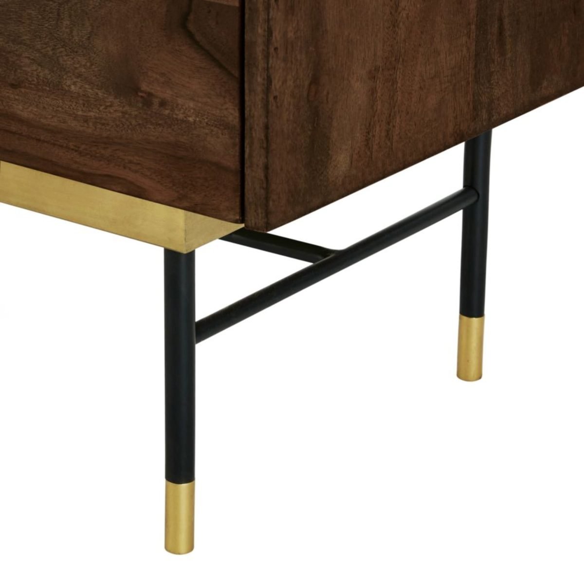 STERLING - Masif Çam Ağacı & Pirinç Vintage Vitrin & Dolap - Görsel 6