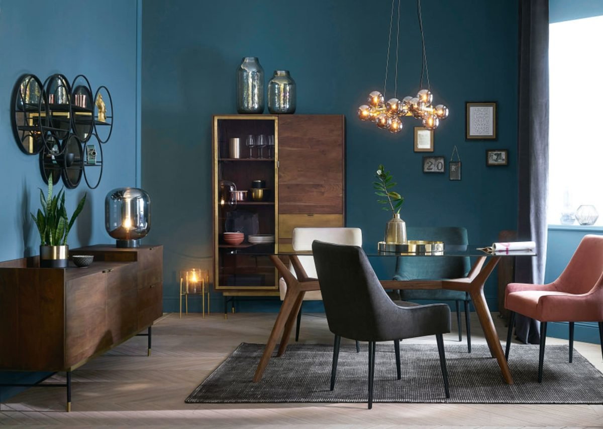 STERLING - Masif Çam Ağacı & Pirinç Vintage Vitrin & Dolap - Görsel 7