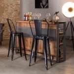 MANCHESTER – Masif Ladin Ağacı & Metal Endüstriyel Bar