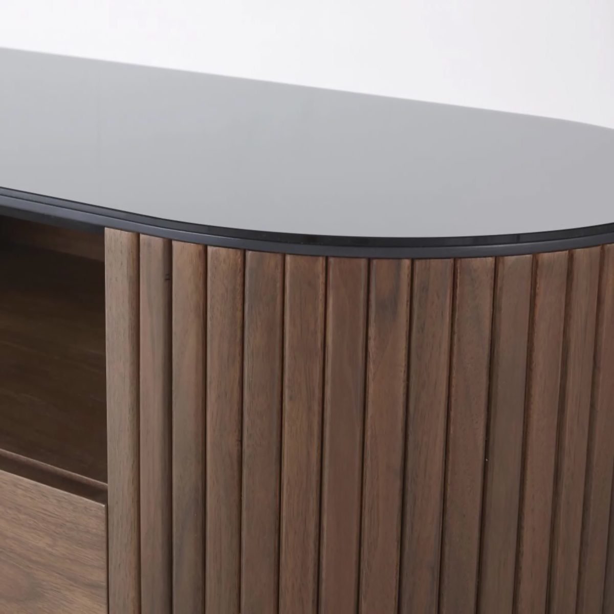 SPIGA - Doğal Ahşap Kaplama & Lake Vintage TV Sehpası - Görsel 4