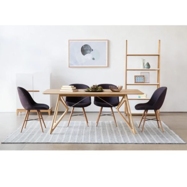 TINK Masif Kayın Ağacı Modern Yemek Masası Akala Home Vintage