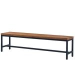 GRASBY - Doğal Ahşap & Metal Endüstriyel Bank