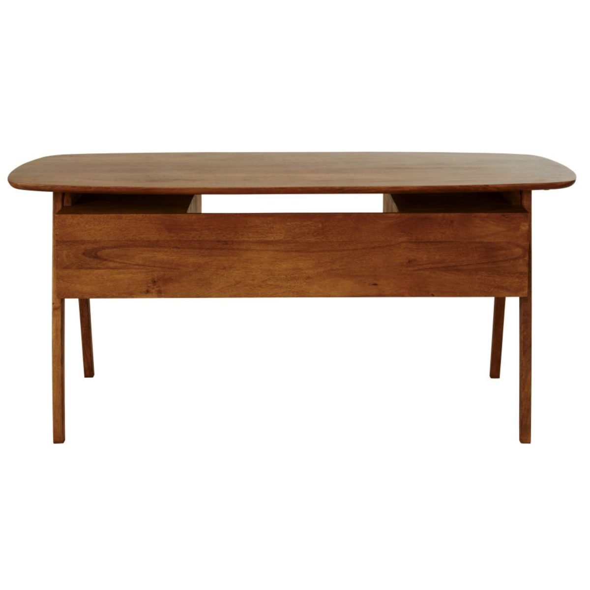 JANERIO - Doğal Meşe Ağacı Vintage Çalışma Masası - Görsel 3