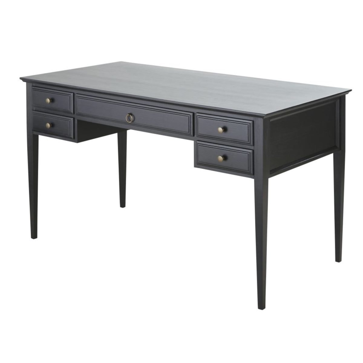 CAMBRONNE - Masif Meşe Ağacı  Klasik Çalışma Masası - Görsel 2