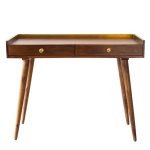 NORA - Doğal Ahşap Kaplama & Vintage Çalışma Masası