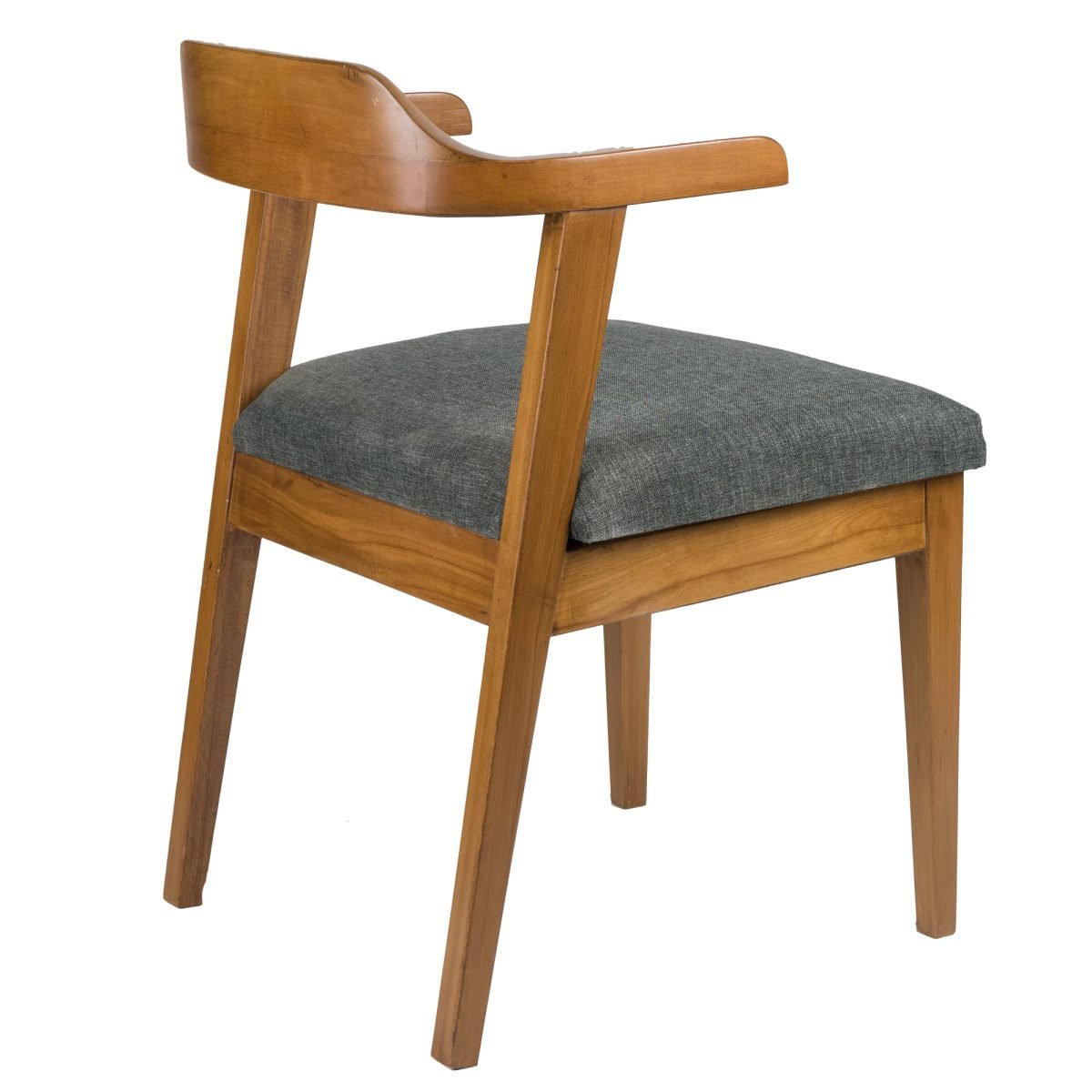 NOSSA - Masif Ahşap & Kumaş Retro Sandalye - Görsel 2