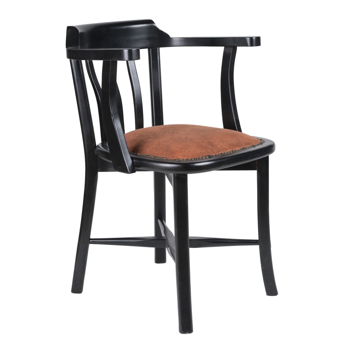 YORK – Retro Kolçaklı Ahşap Sandalye - Görsel 2