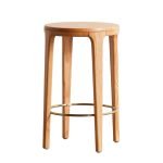 LINNEA - Masif Dişbudak Ağacı Bar Taburesi