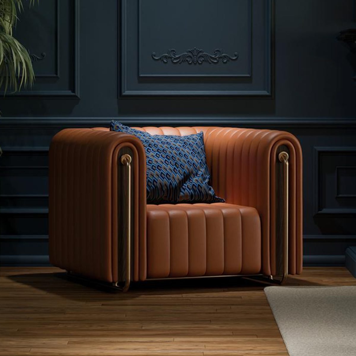 Hampton Deri Berjer - Görsel 2