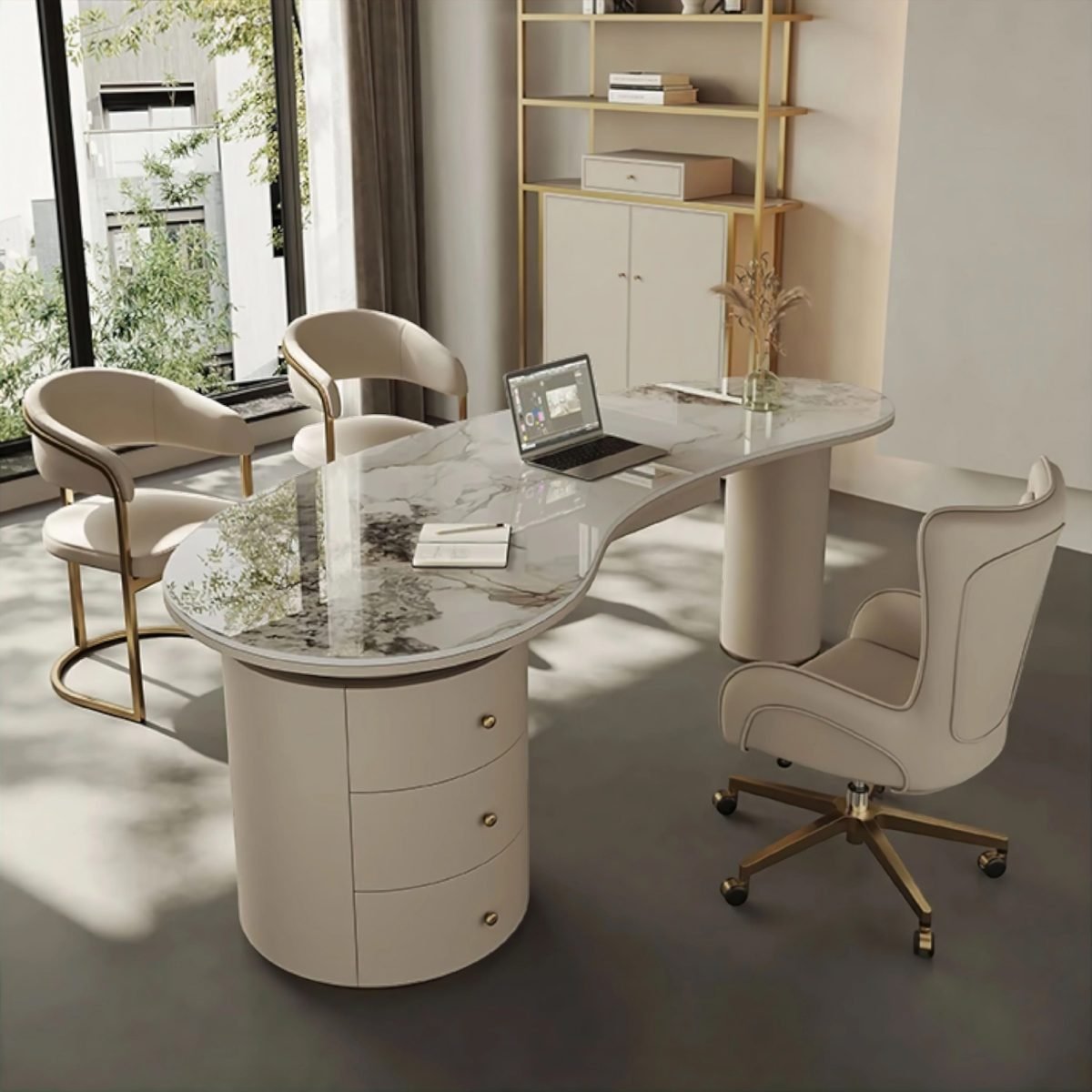 Masion Flat Çalışma Masası - Görsel 2