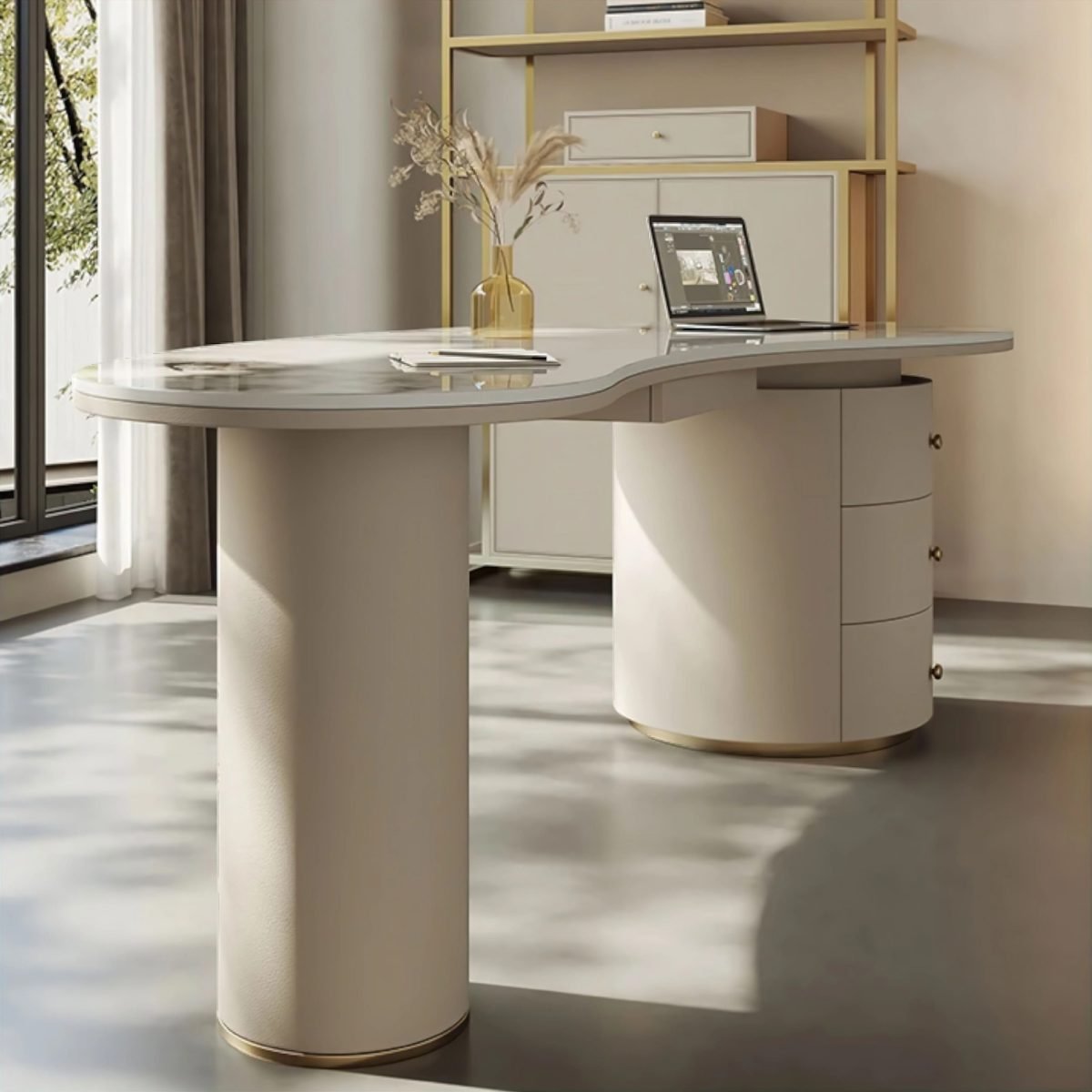 Masion Flat Çalışma Masası - Görsel 5