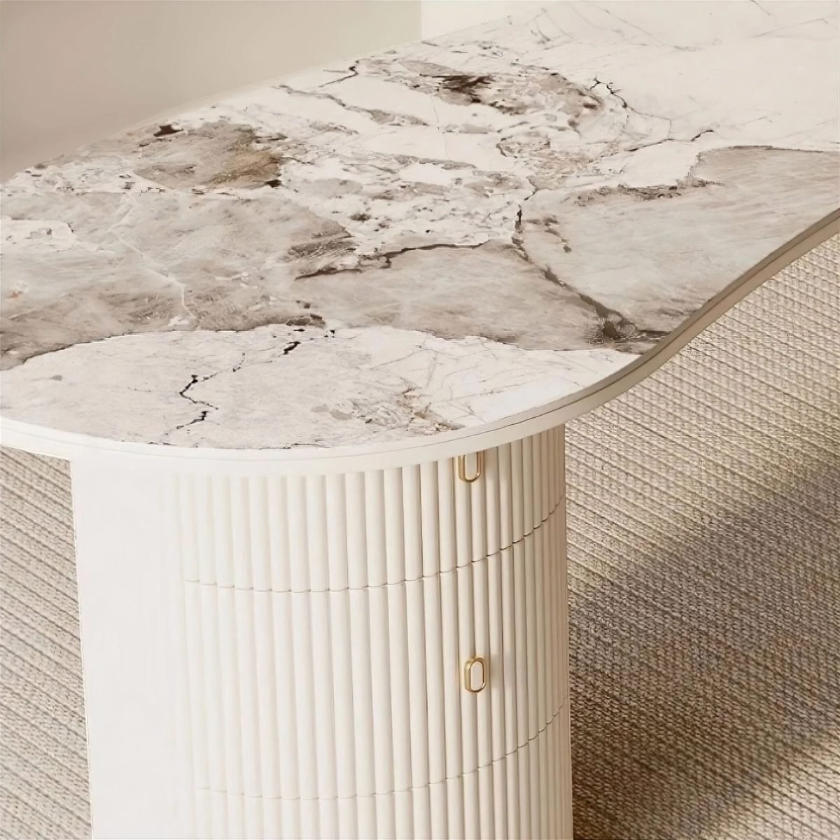 Masion Round Çalışma Masası - Görsel 3