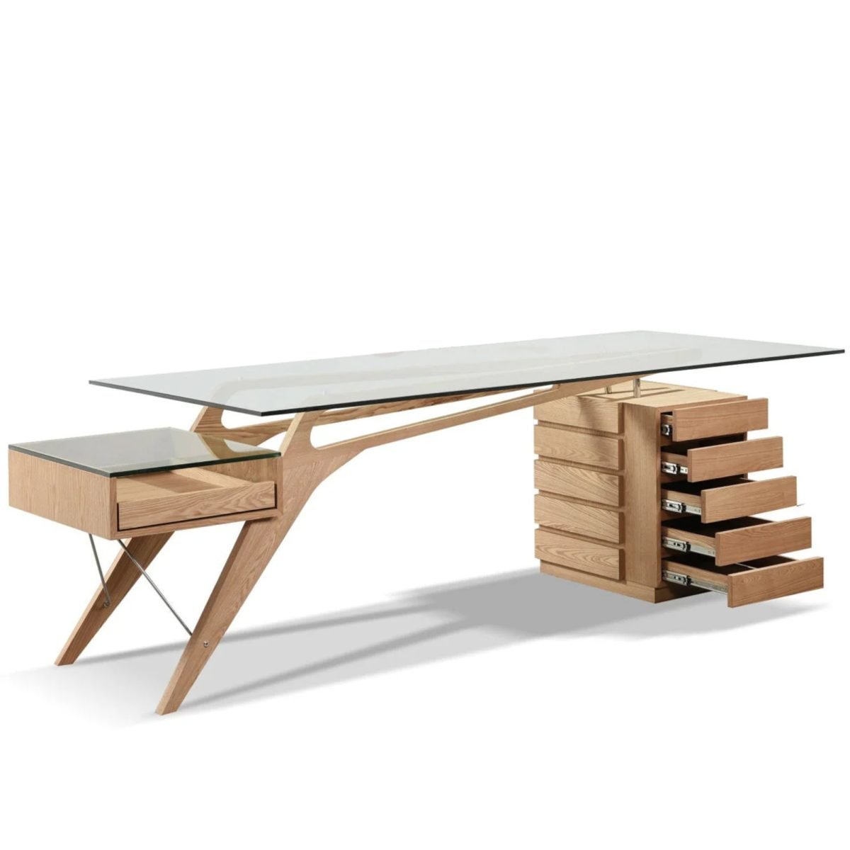 Nike Cam Tablalı Çalışma Masası - Görsel 3