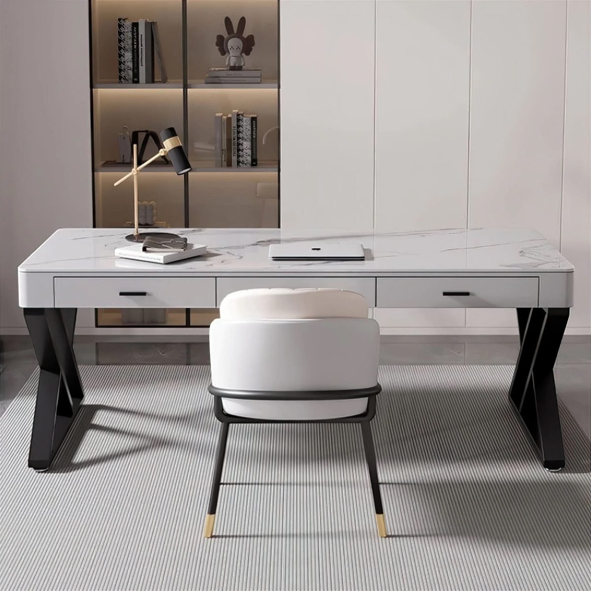 Violet Çalışma Masası - Görsel 3