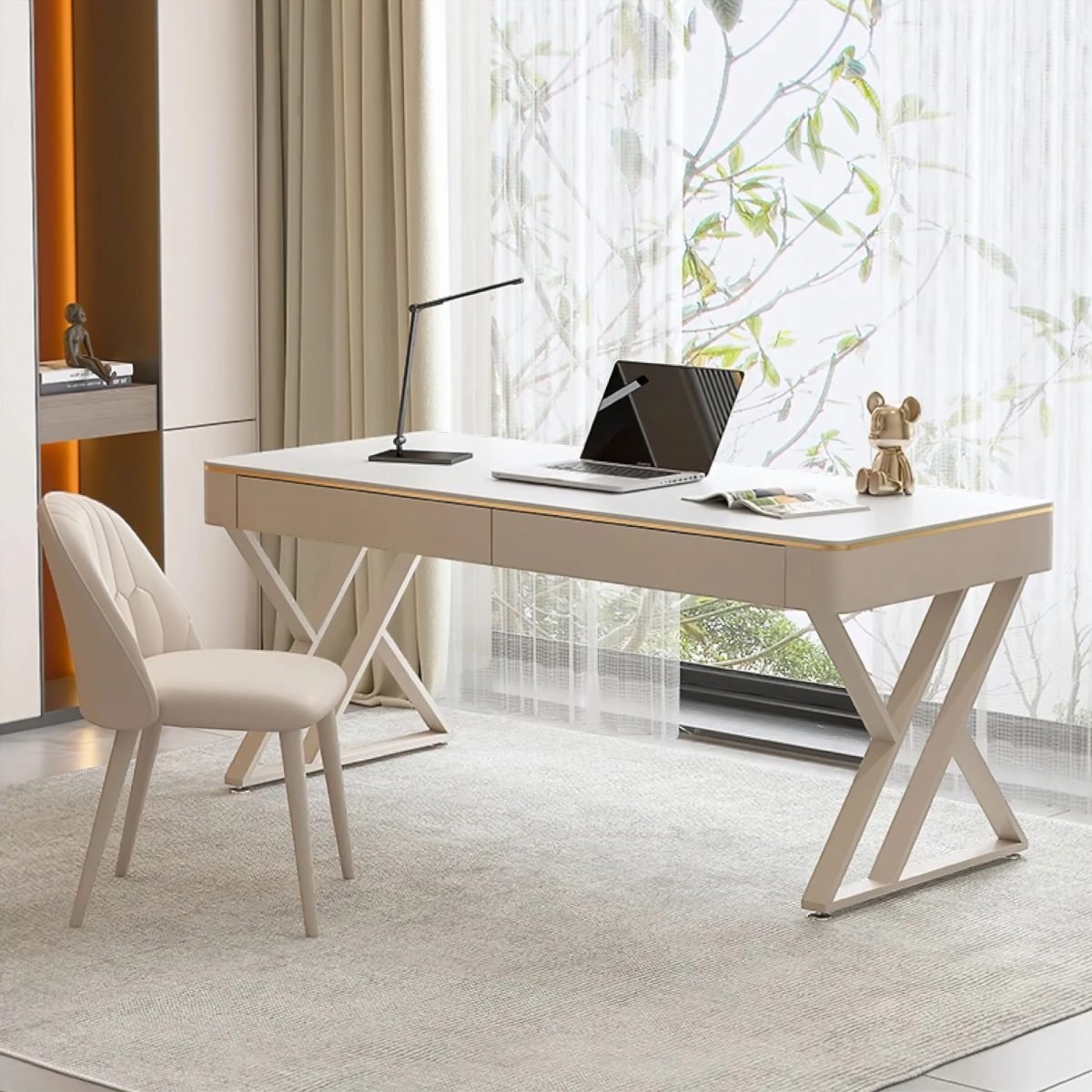 Violet Ivory Çalışma Masası - Görsel 2