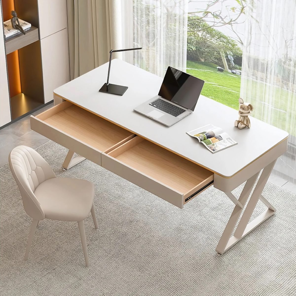 Violet Ivory Çalışma Masası - Görsel 3