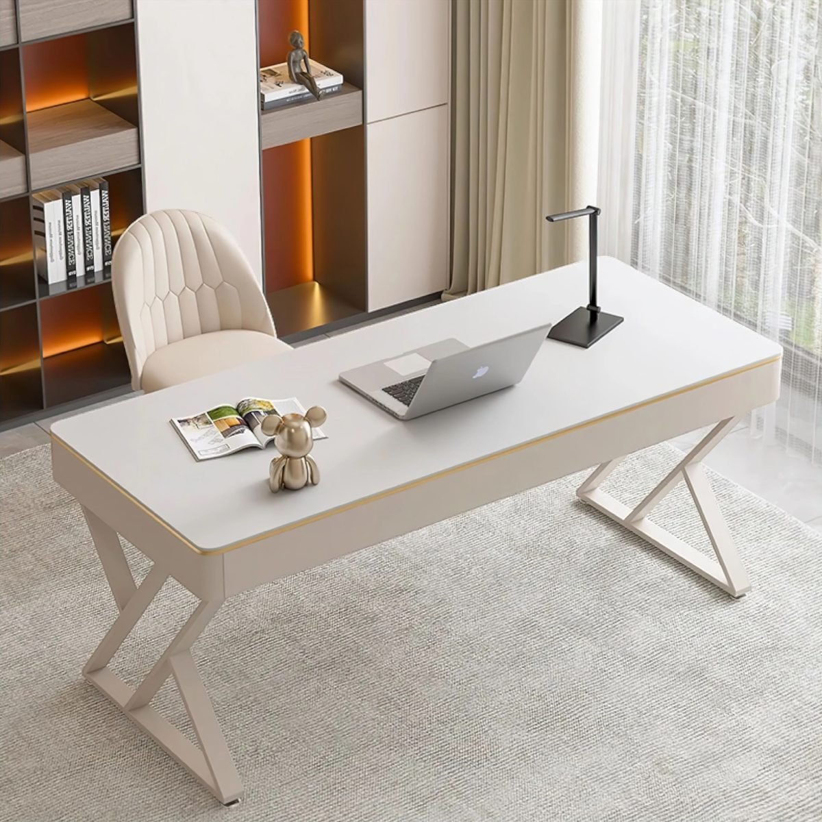 Violet Ivory Çalışma Masası - Görsel 4