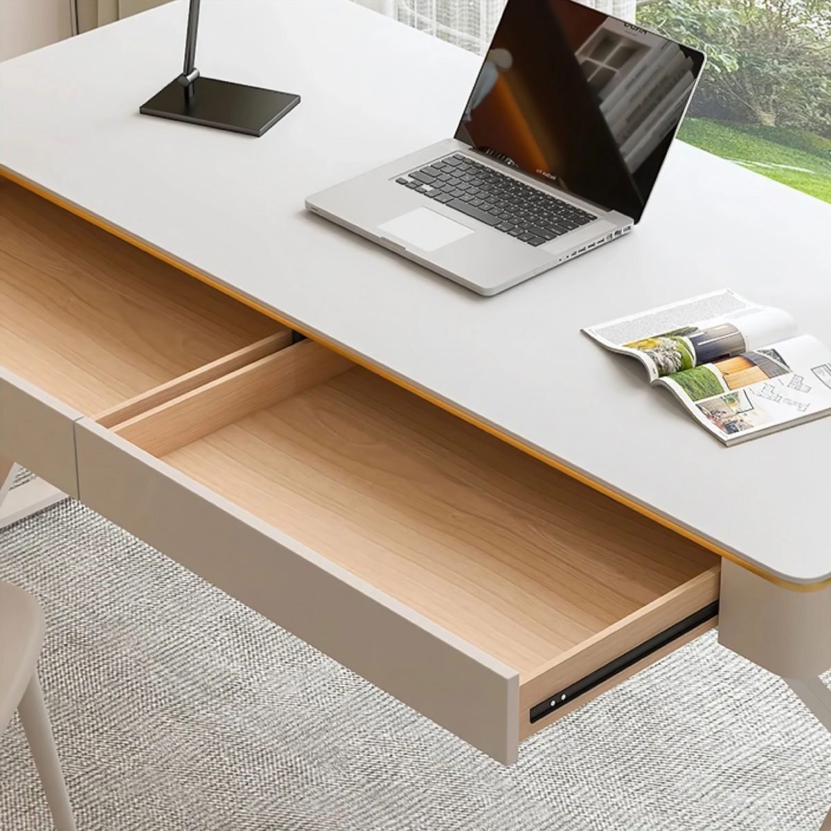 Violet Ivory Çalışma Masası - Görsel 5