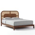 Jasmine Hazeranlı Ahşap Yatak