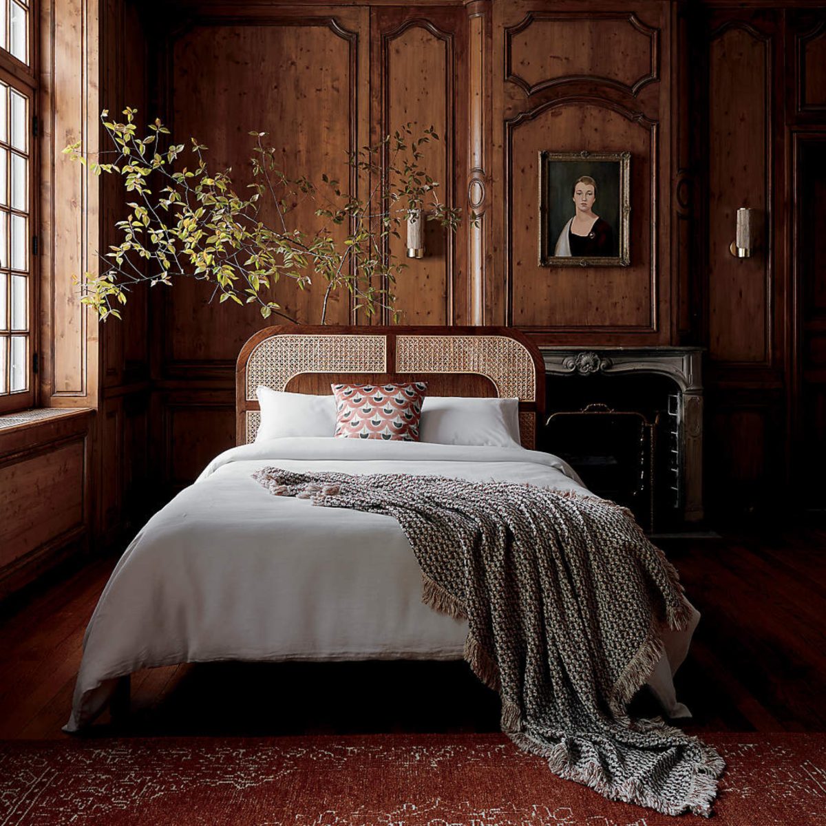 Jasmine Hazeranlı Ahşap Yatak - Görsel 6