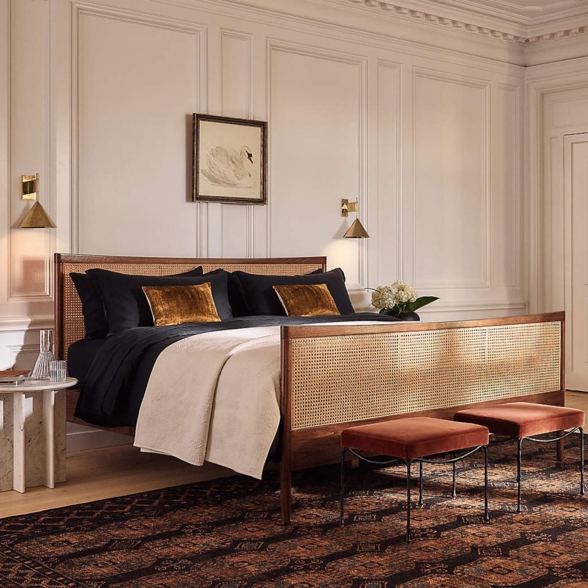 Toledo Hazeranlı Ahşap Yatak - Görsel 2